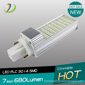 long lifespan 7w g24 led pl light with good illumination